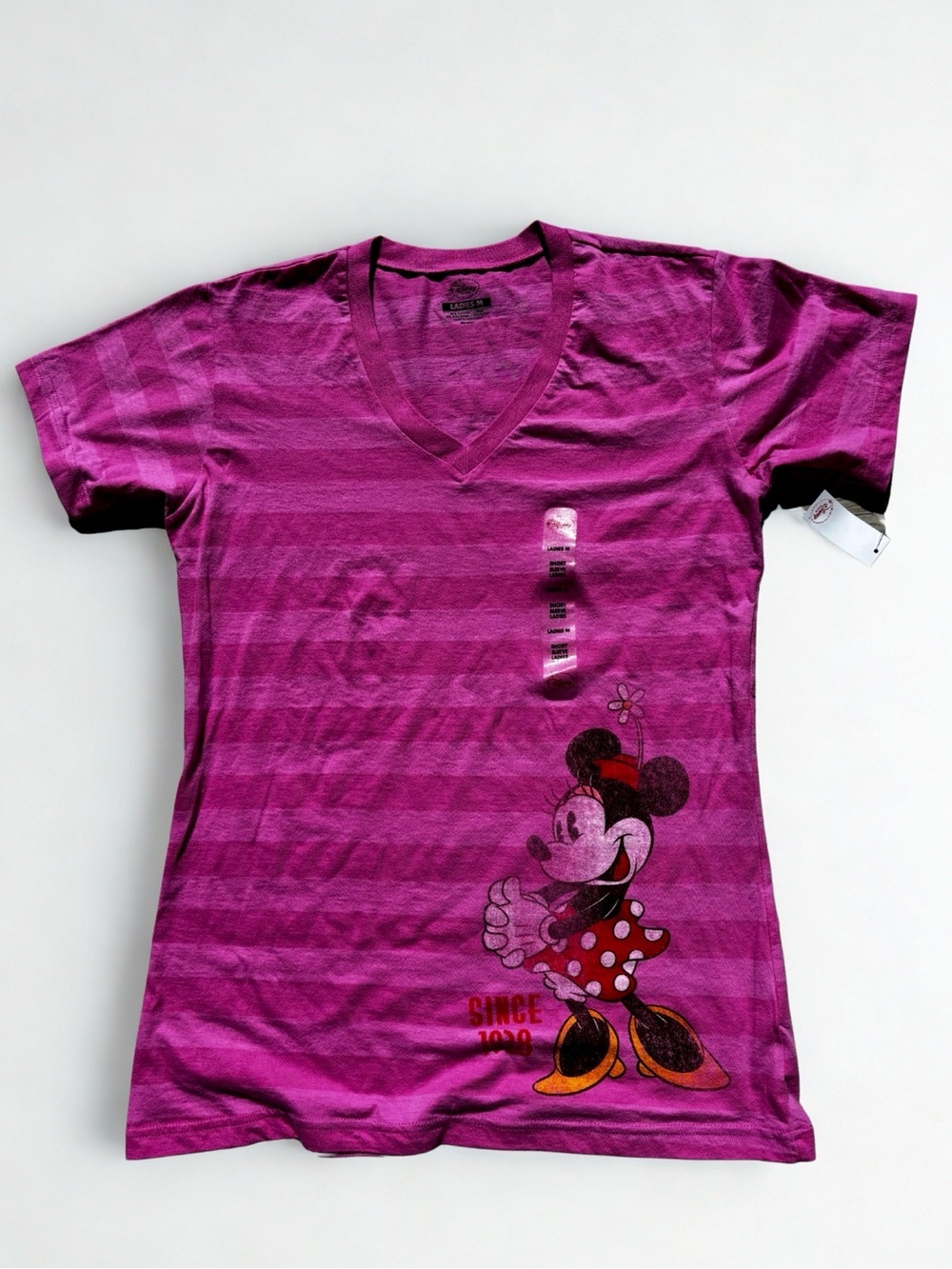 Disney Store Minnie Mouse Tshirt Tee NWT size small women’s light pink